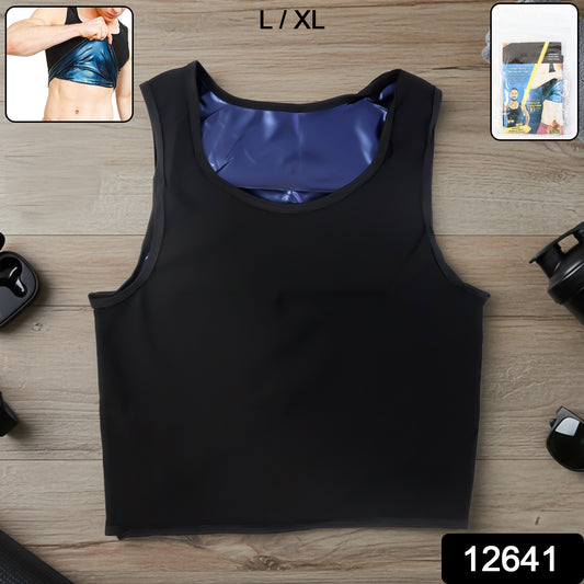 Mens Slim Fit Sweat Shaper Tank Top (Lxl 1 Pc)