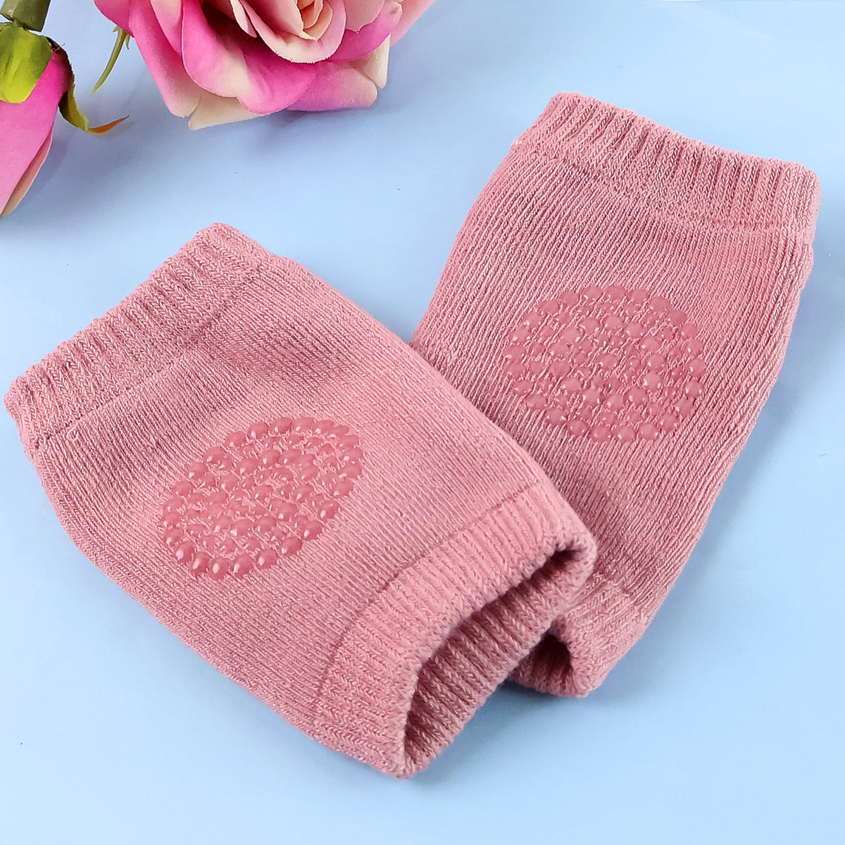 Pink Toddler Wool Knit Leg Warmer (Knee Guard)