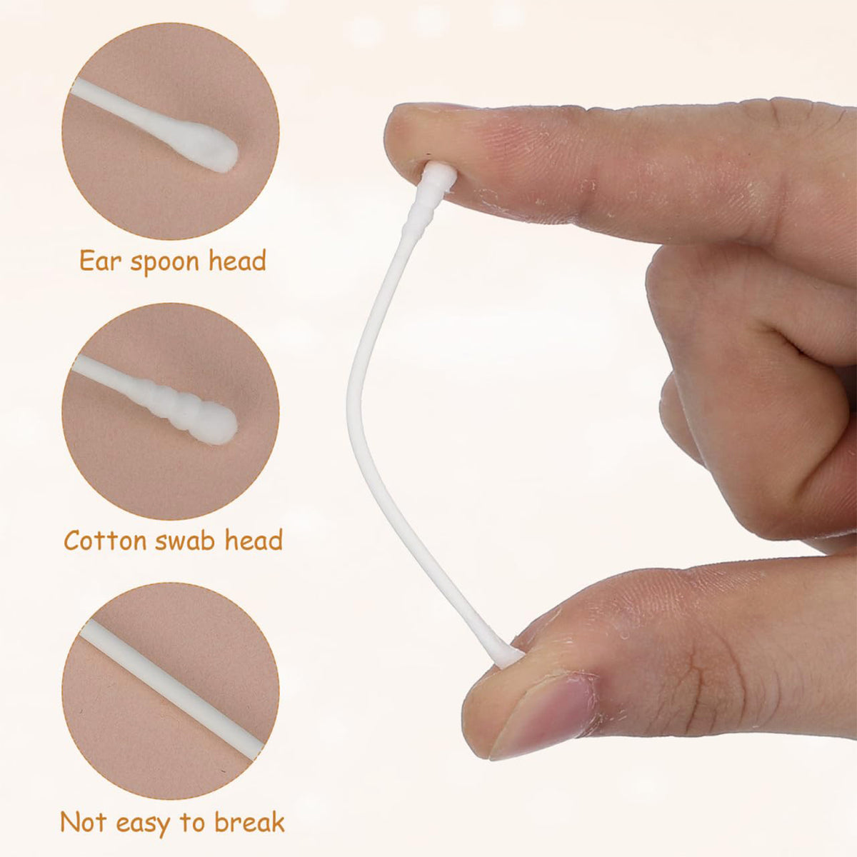 Premium Ultra-soft Baby Cotton Swabs (200 Pc)