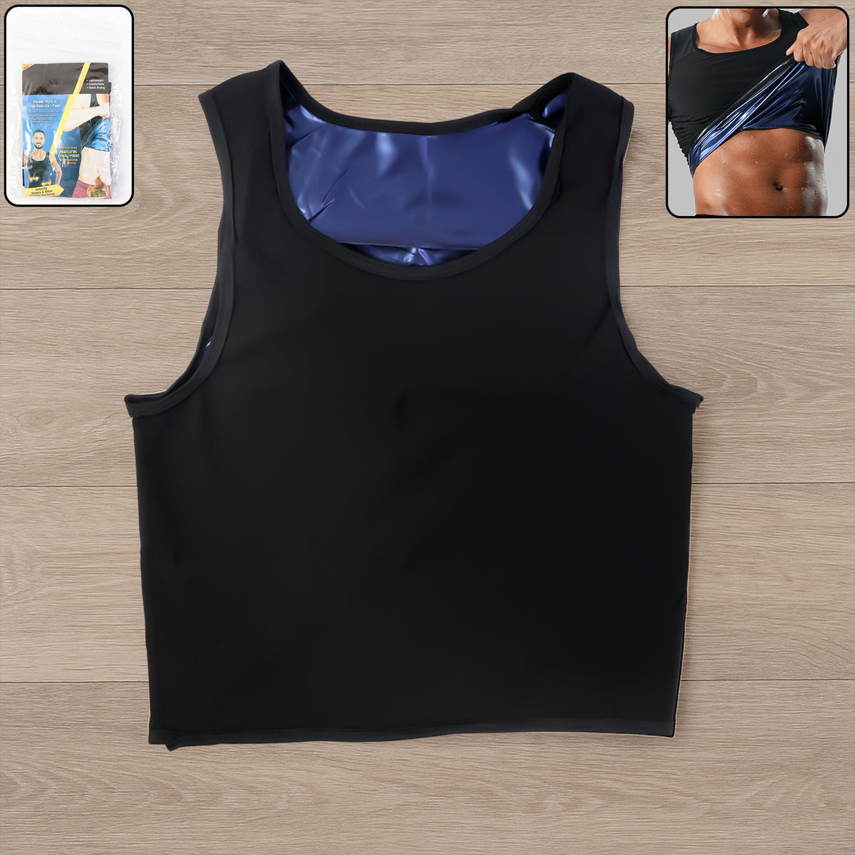 Mens Slim Fit Sweat Shaper Tank Top (Sm 1 Pc)