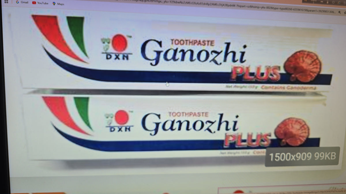 DXN Ganozhi PLUS Toothpaste 150g - 100% Herbal with Ganoderma.