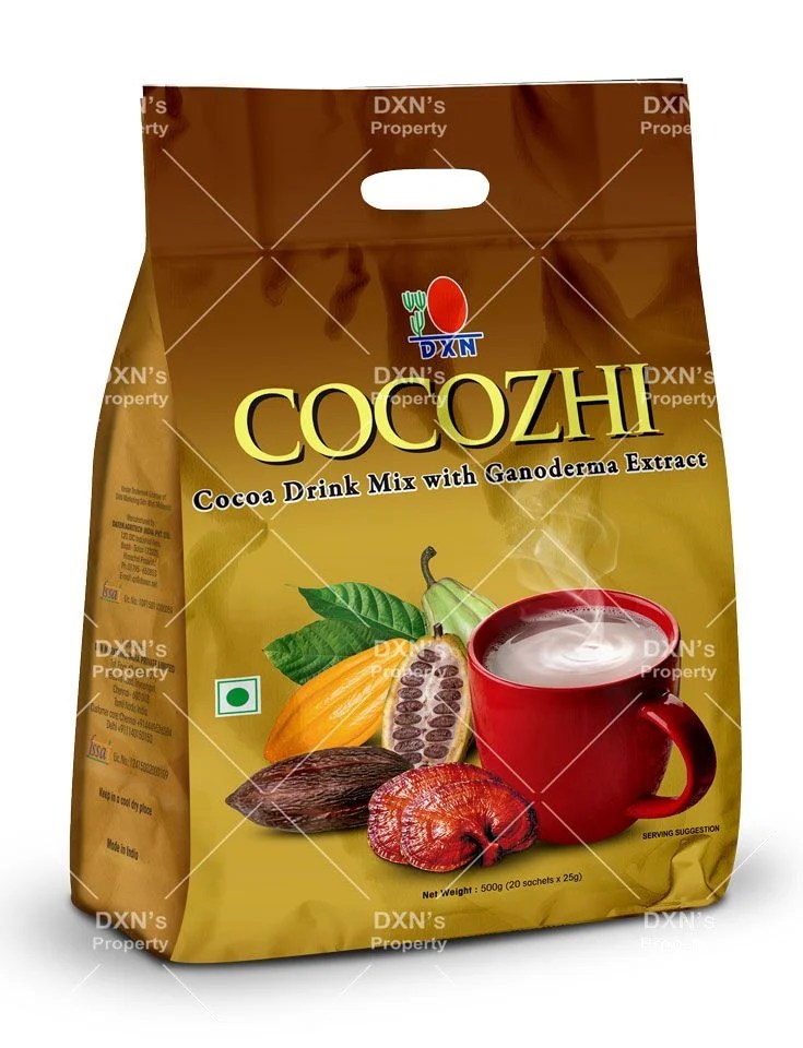 Cocozhi - Cocoa Fruits Mix with Ganoderma Extract | World Best Product the king of Herbal Ganoderma Drinks