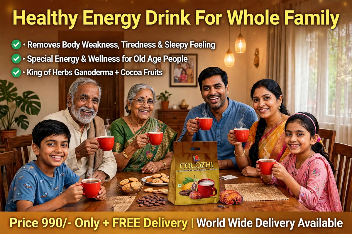 Cocozhi - Cocoa Fruits Mix with Ganoderma Extract | World Best Product the king of Herbal Ganoderma Drinks