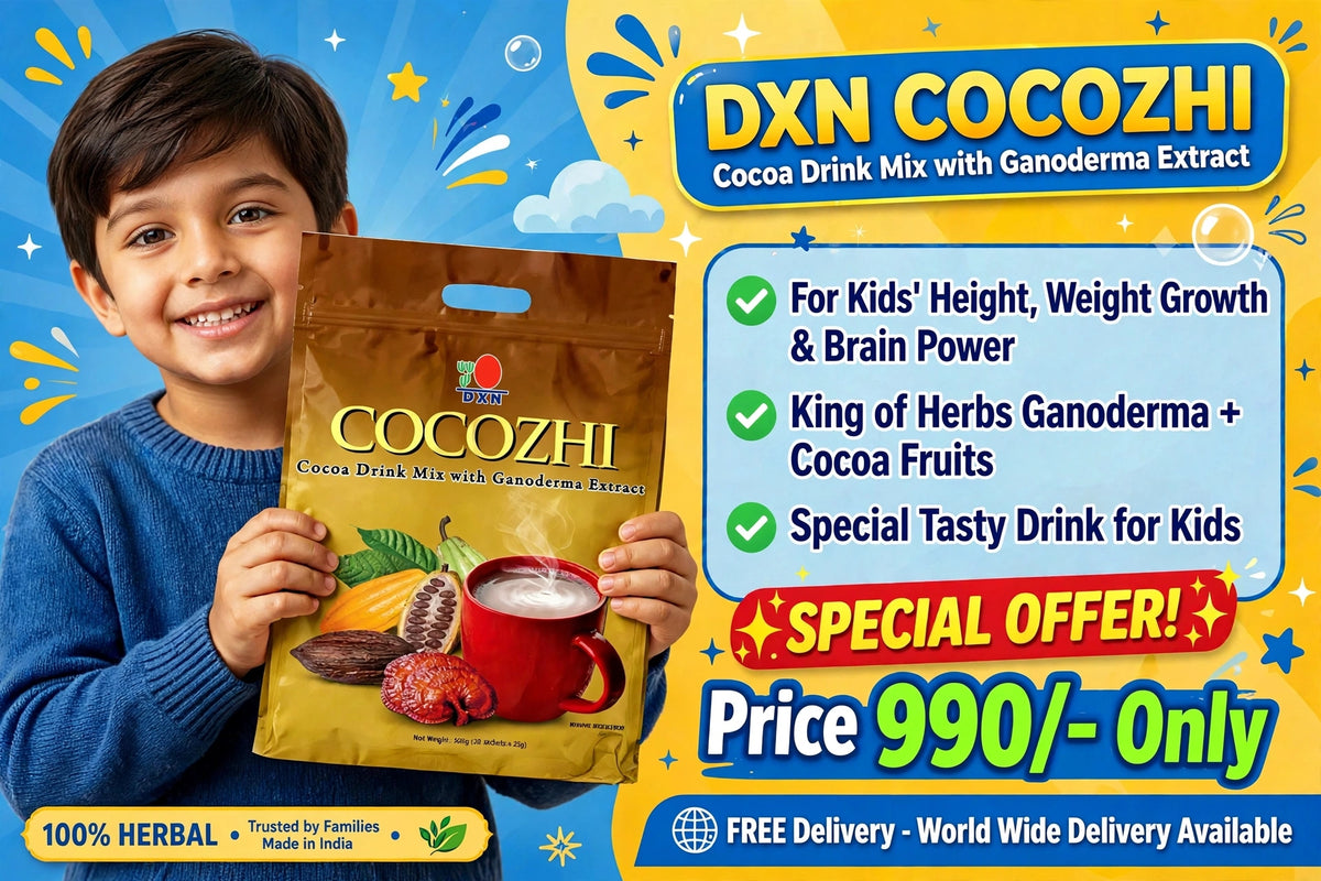 Cocozhi - Cocoa Fruits Mix with Ganoderma Extract | World Best Product the king of Herbal Ganoderma Drinks