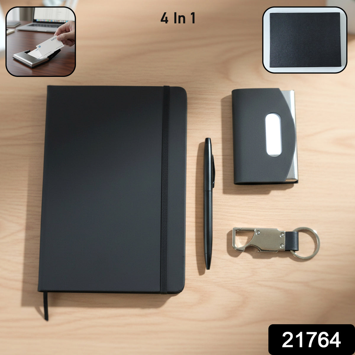 Premium 4 In 1 Travel Essentials Combo Executive Gift Set
